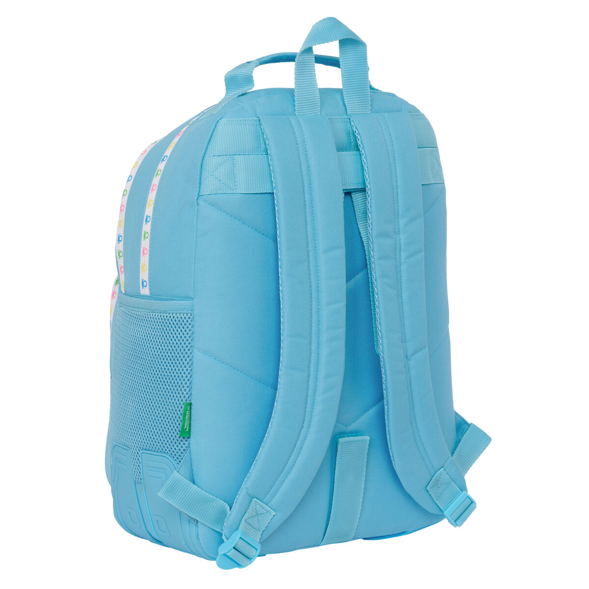 Skolebag Benetton Spring Seleste 32 x 42 x 15 cm